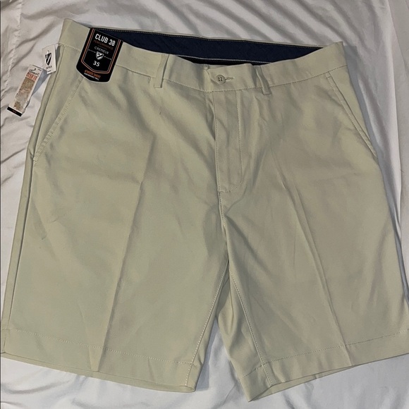 Daniel Cremieux Tan Flat Front Shorts Classic Design - Picture 1 of 13
